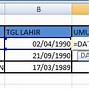 Cara Menghitung Tahun Bulan Dan Hari Di Excel